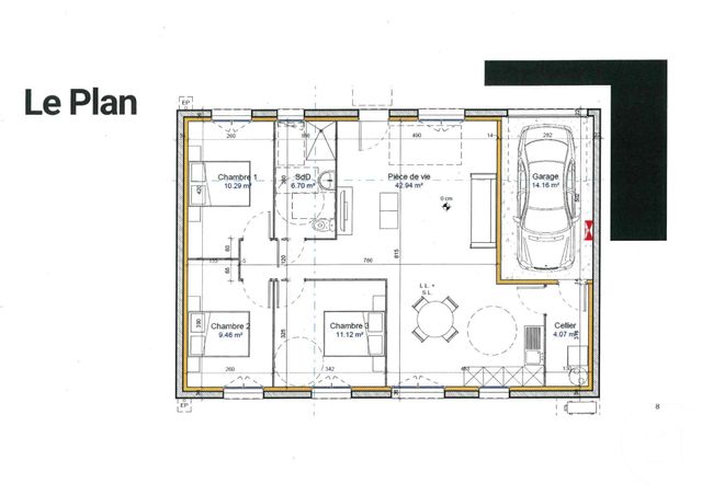 Afficher la photo en grand maison à vendre - 4 pièces - 87.0 m2 - PETIVILLE - 76 - HAUTE-NORMANDIE - Century 21 Cabinet Mariette